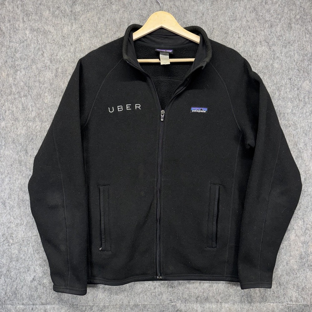 Patagonia Uber Better Sweater Jacket Men's Medium Fleece Black